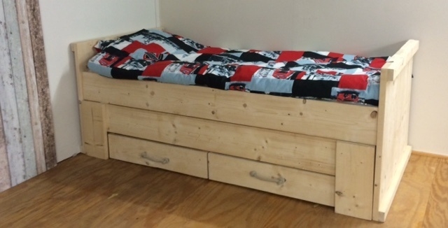 kinderbed met opbergruimte Wesley