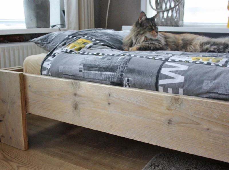 houten eenpersoonsbed Basic