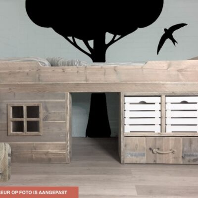 Kinderbed steigerhout Toms Hut