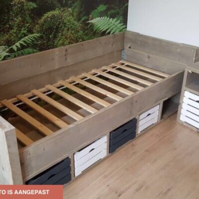 Kinderbed steigerhout Arnold