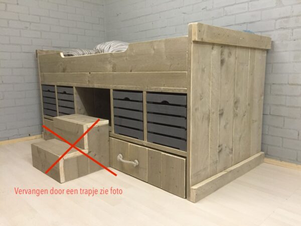 kinderbed met opbergruimte Jan Julius