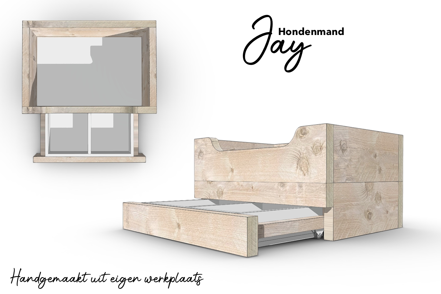 Kleine hondenmand voor jack Russel